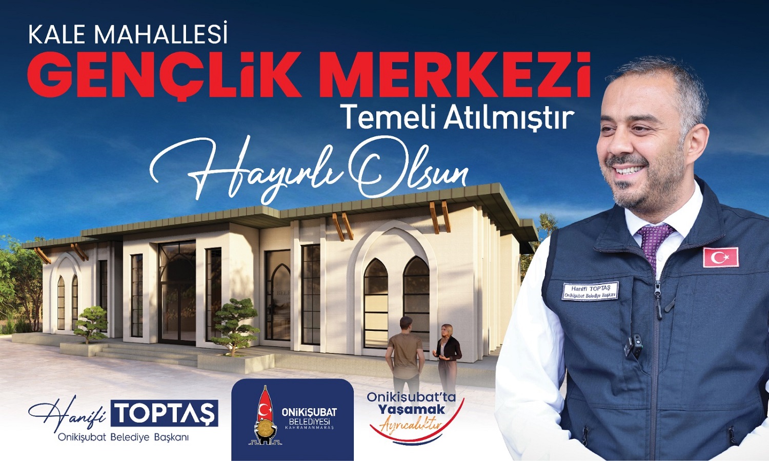 Başkan Toptaş’ın Gençliğe Yatırımı Kale Gençlik Merkezi’nin Temeli Atıldı (2)