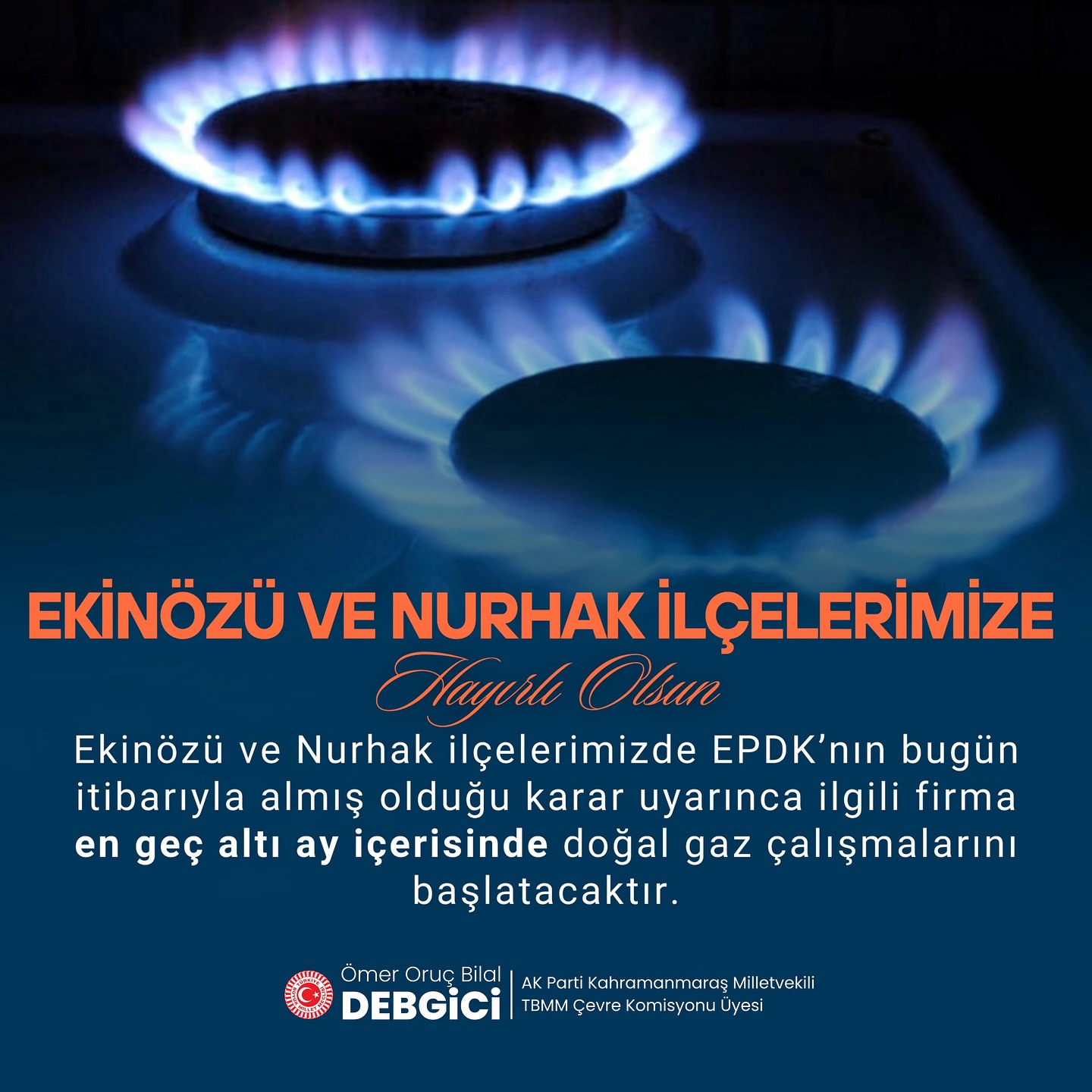 Ekinözü Ve Nurhak'a Doğalgaz Müjdesi