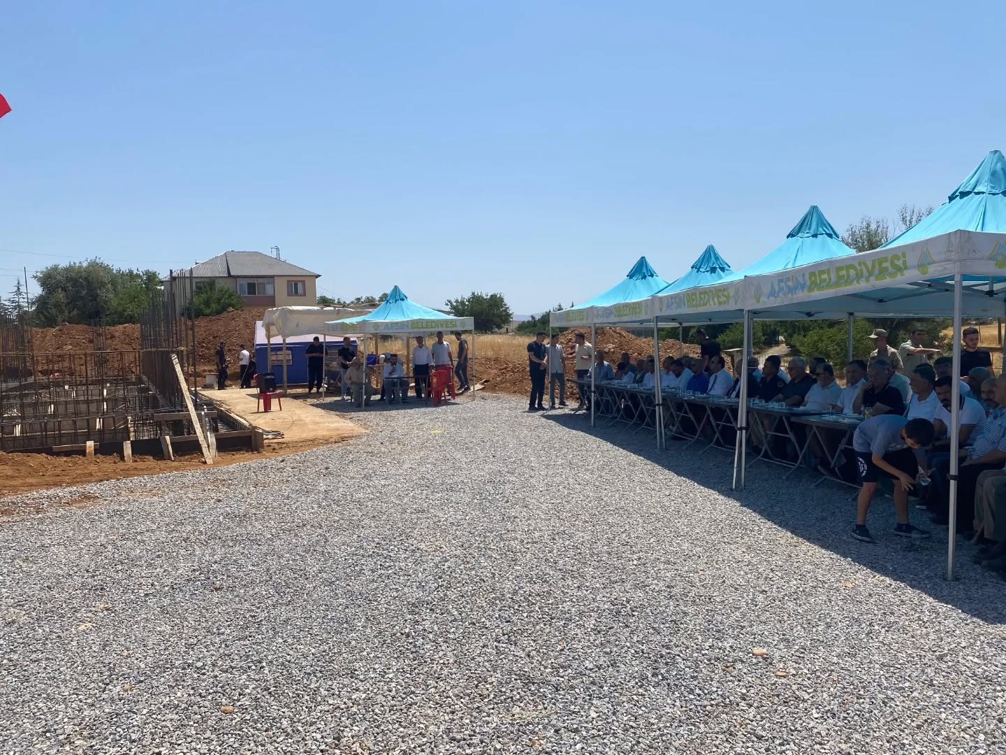 Hüseyin Mert Camii'nin Temeli Çobanbeyli'de Dualarla Atıldı5