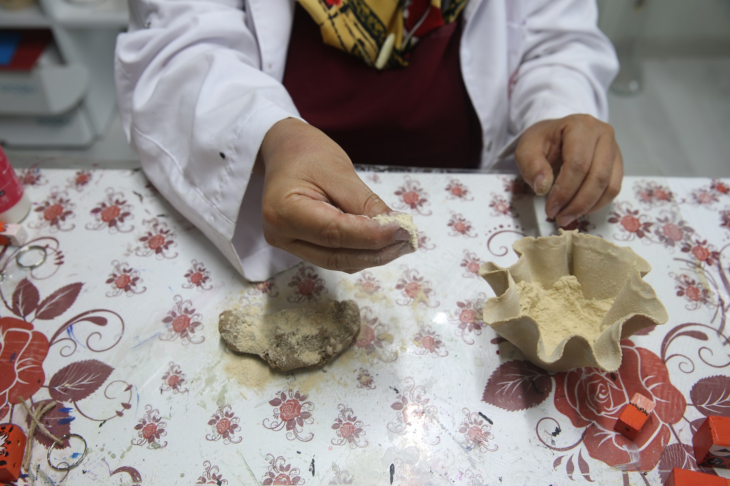 Kadın Girişimci Atık Talaşı Sanat Eserlerine Dönüştürüyor (3)