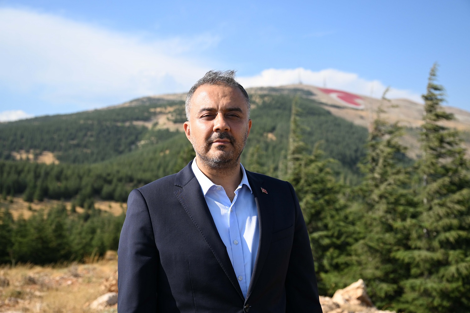 Kahramanmaraş'ın Zirvesine Dev Türk Bayrağı Ve İstiklal Madalyası İşleniyor (7)