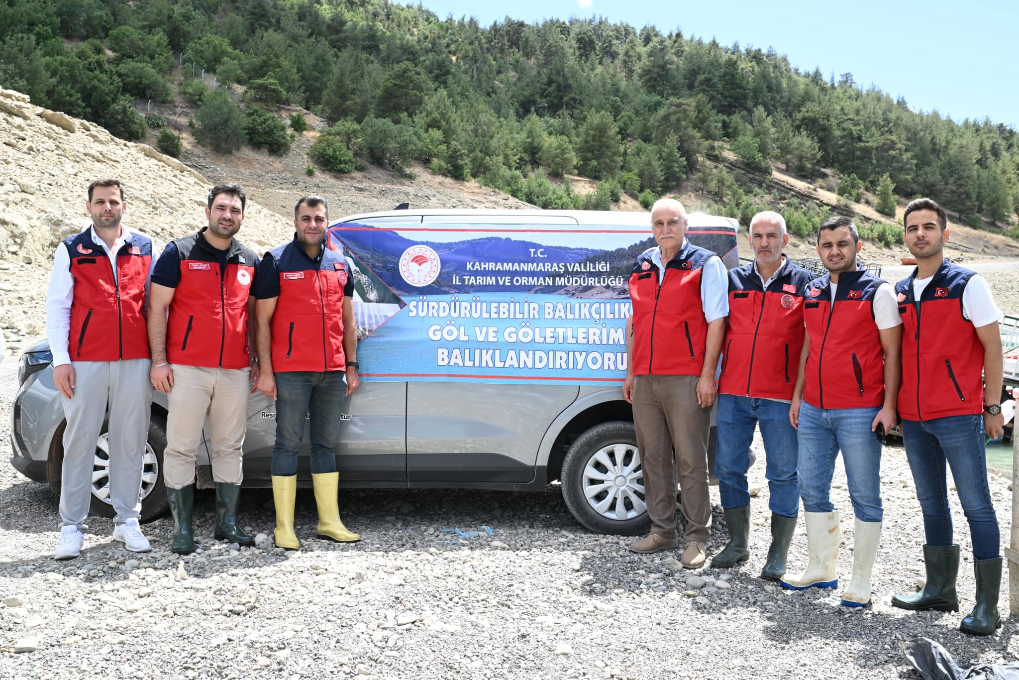 Kahramanmaraş’ta 700.000 Adet Yavru Sazan Balığı Barajlara Salındı