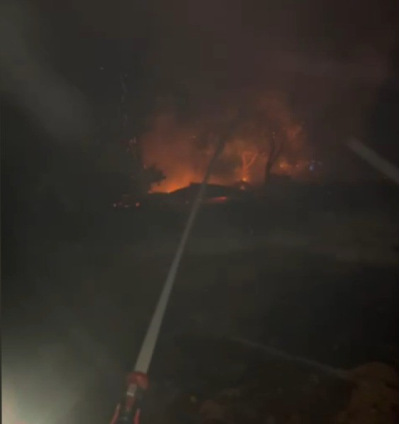 Kahramanmaraş'ta Bahçe Yangını 1