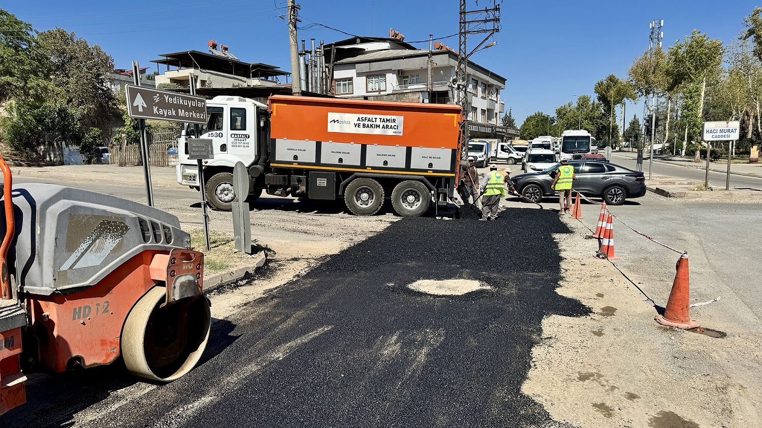 Kaski̇ Altyapısı Tamamlanan Yollarda Tamiratlarını Sürdürüyor (1)