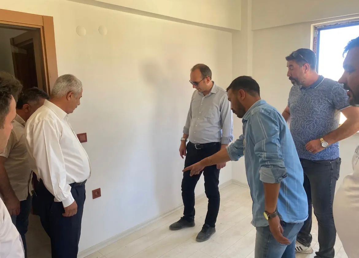Kaymakam Sarıdoğan, Kırsal Konut Çalışmalarını Yerinde İnceledi (6)