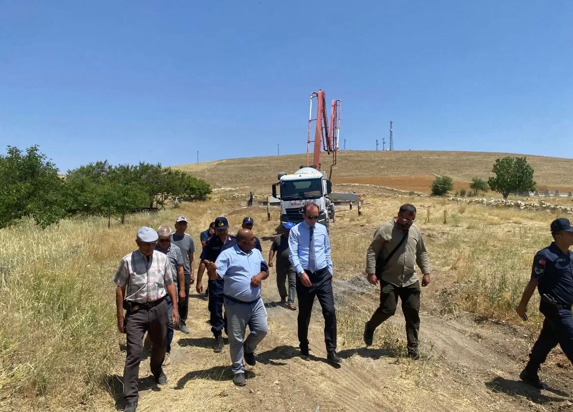 Kaymakamı Sarıdoğan, Örenli Mahallesi’nde Kırsal Konut Projesini İnceledi (7)