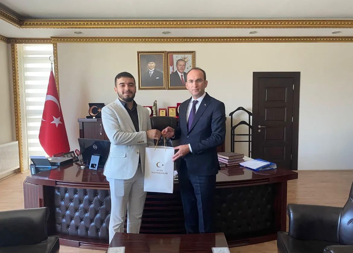 Kur’an Ve Ezanı Güzel Okuma Yarışmasında Başarı Gösteren Din Görevlilerinden Kaymakam Sarıdoğan’a Ziyaret (2)