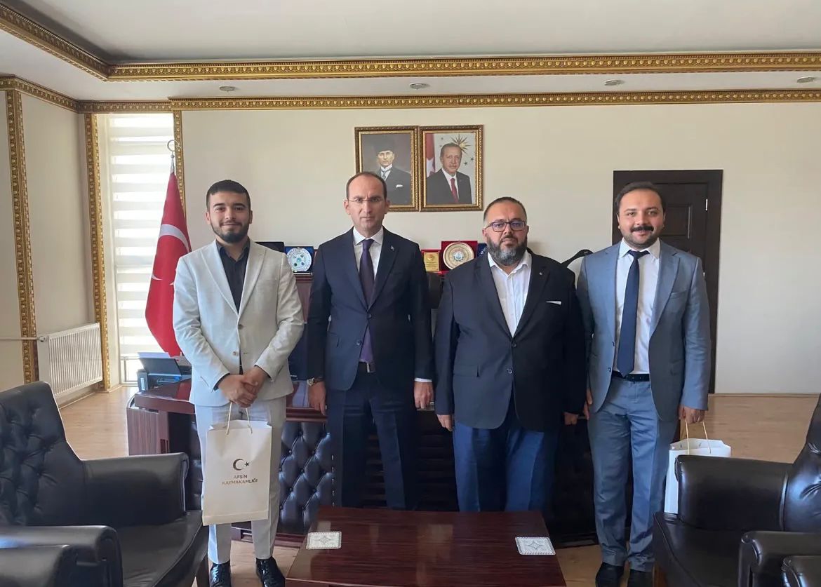 Kur’an Ve Ezanı Güzel Okuma Yarışmasında Başarı Gösteren Din Görevlilerinden Kaymakam Sarıdoğan’a Ziyaret (3)