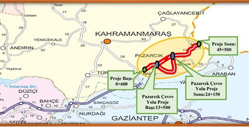 Milletvekili Köksal, Pazarcık Çevre Yolu Yapım Alanında İncelemelerde Bulundu1