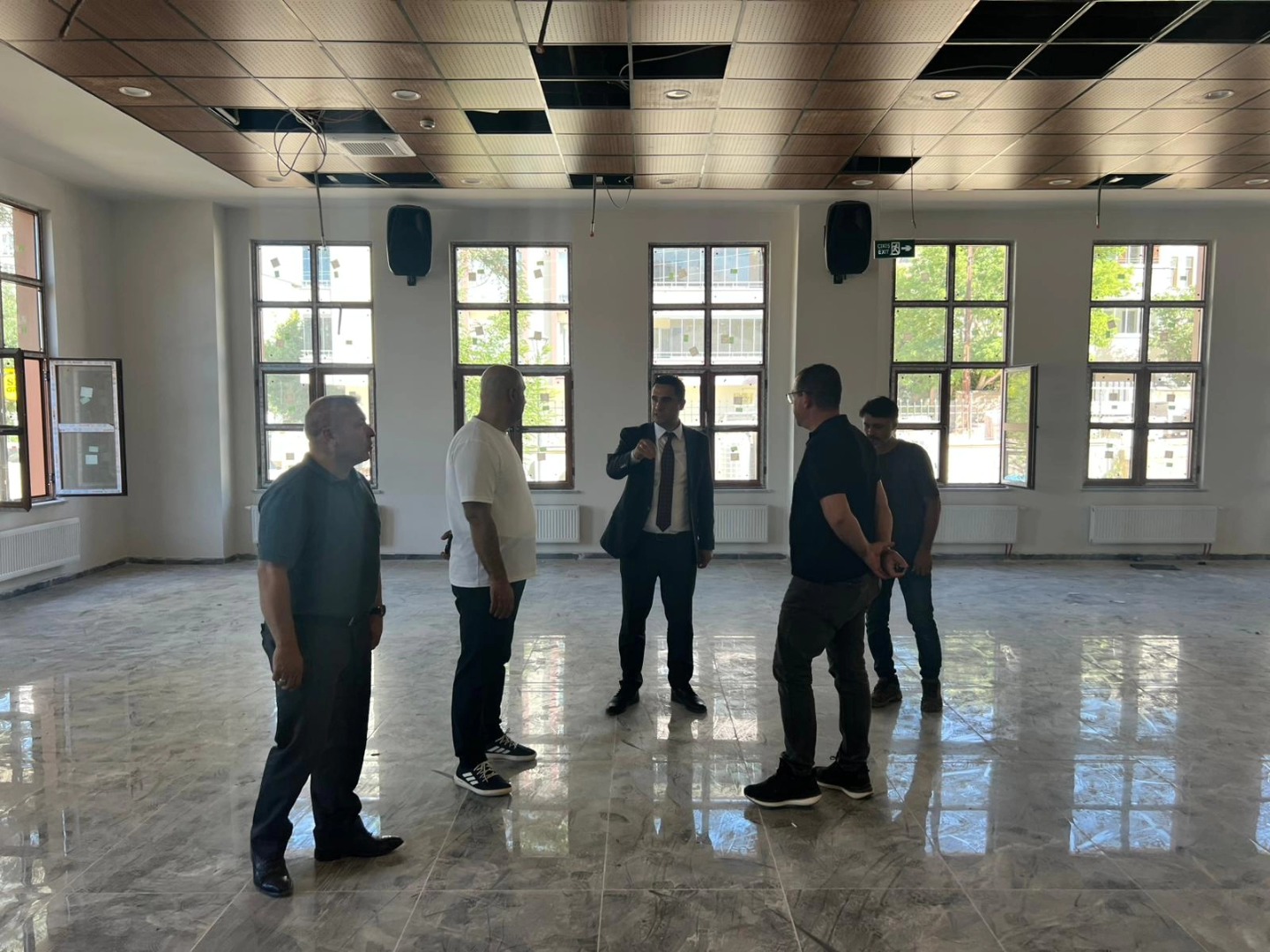 Milli Eğitim Müdürü Çetin, Eğitim Yatırımlarını İnceledi1