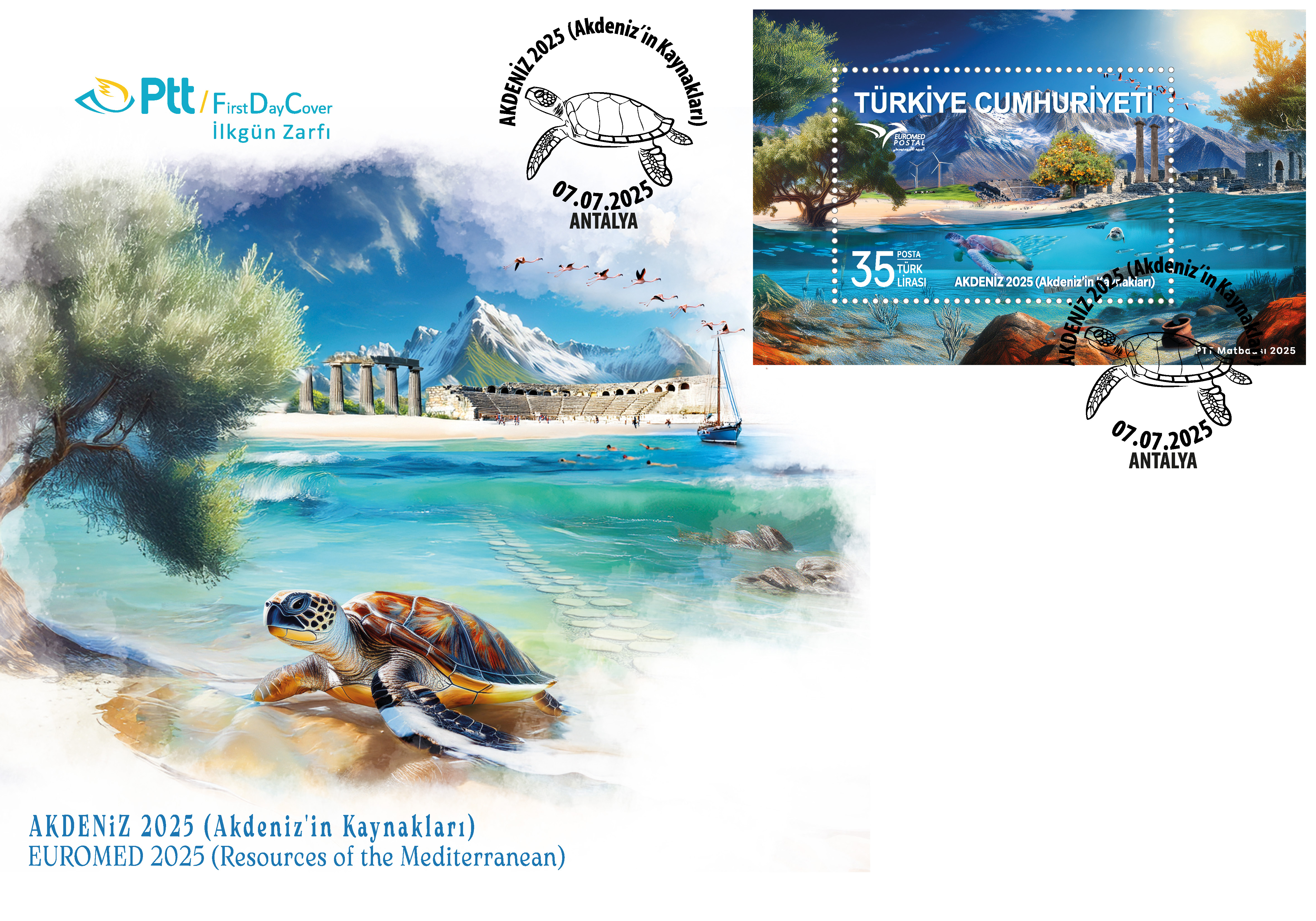 Ptt'den Akdeni̇z 2025 (Akdeniz’in Kaynakları)1