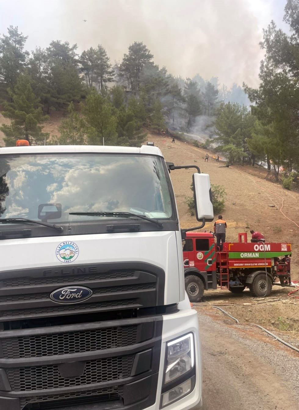 Talas Belediyesi'nden Kahramanmaraş'taki Yangına Destek (3)