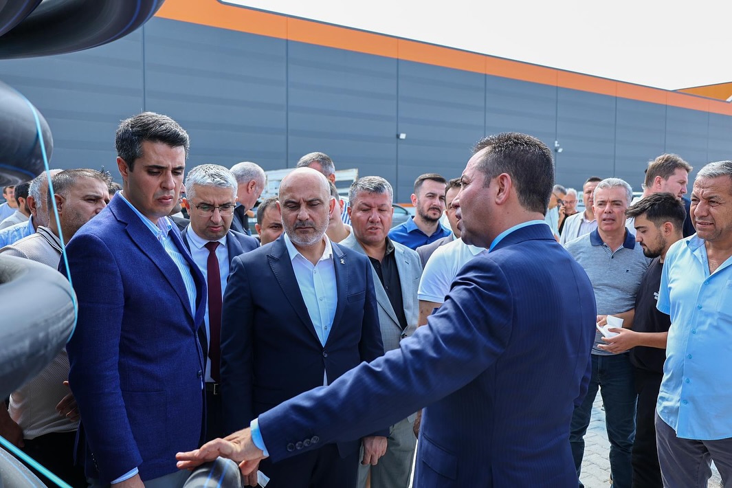 Vinzer Boru Sulama Sistemleri Fabrikası Elbistan’da Açıldı3