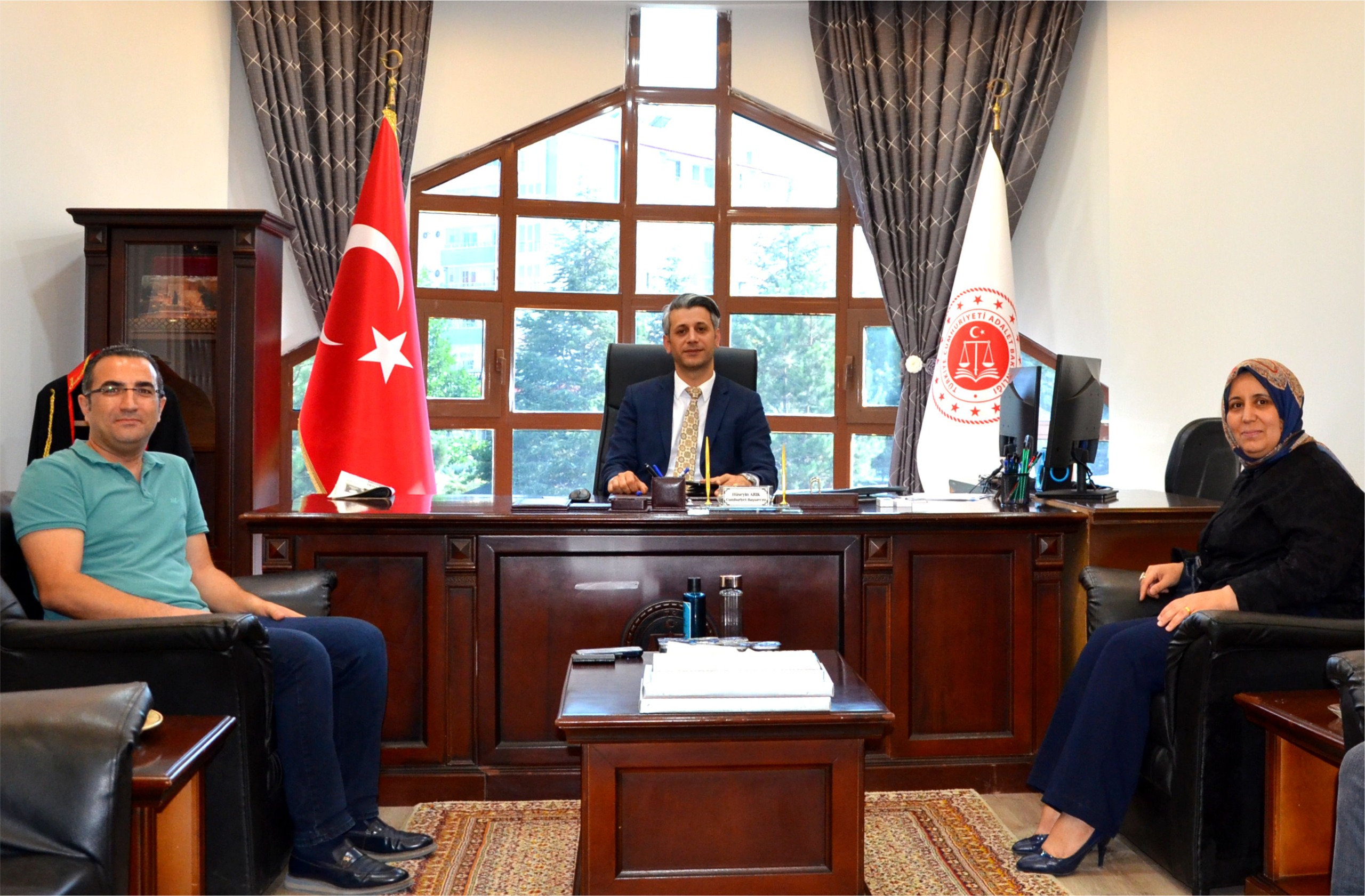 Yeşil Afşin’den Başsavcısı Hüseyin Arık’a Hayırlı Olsun Ziyareti (1)