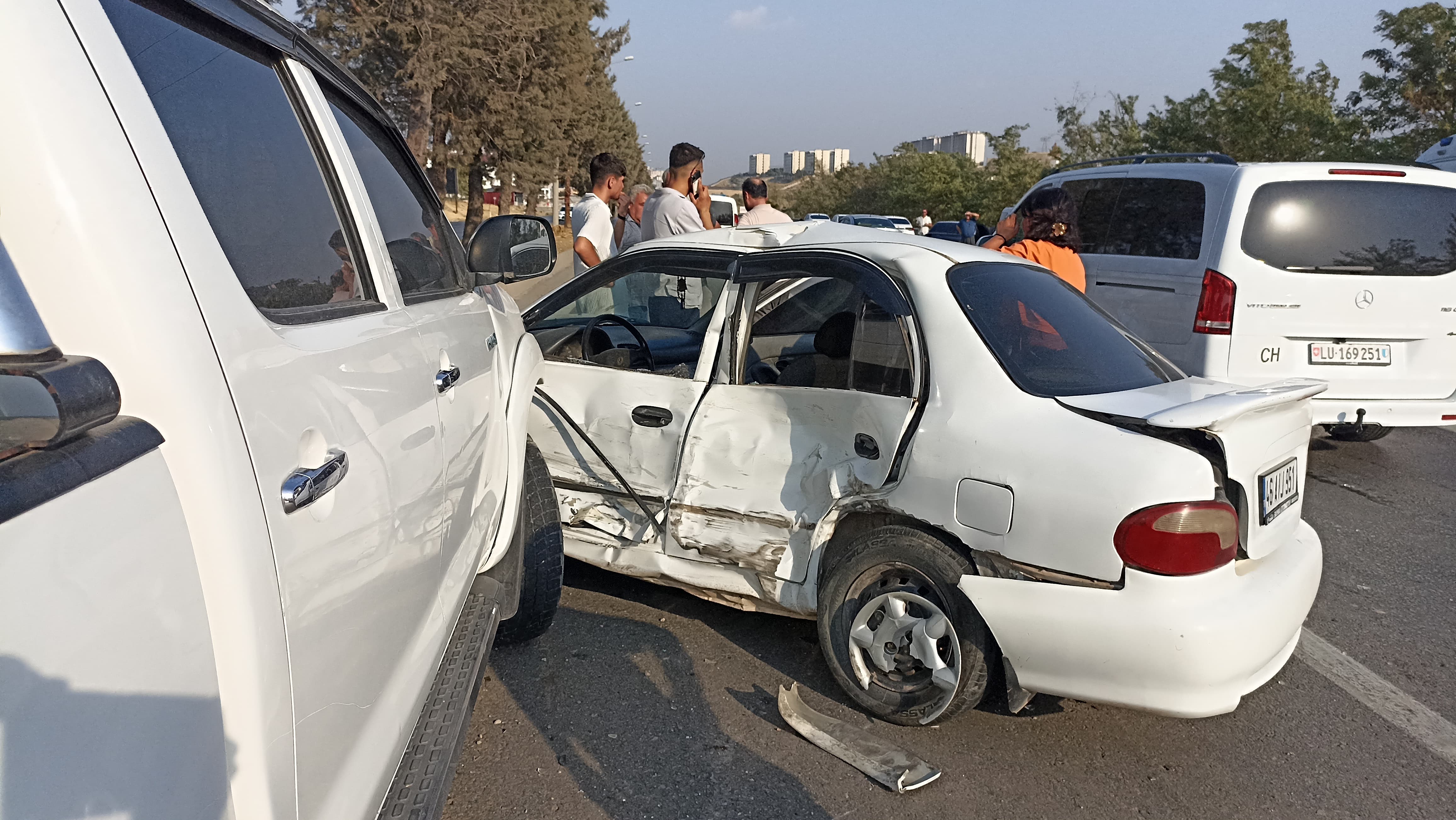 Zincirleme Trafik Kazası 4 Yaralı (3)