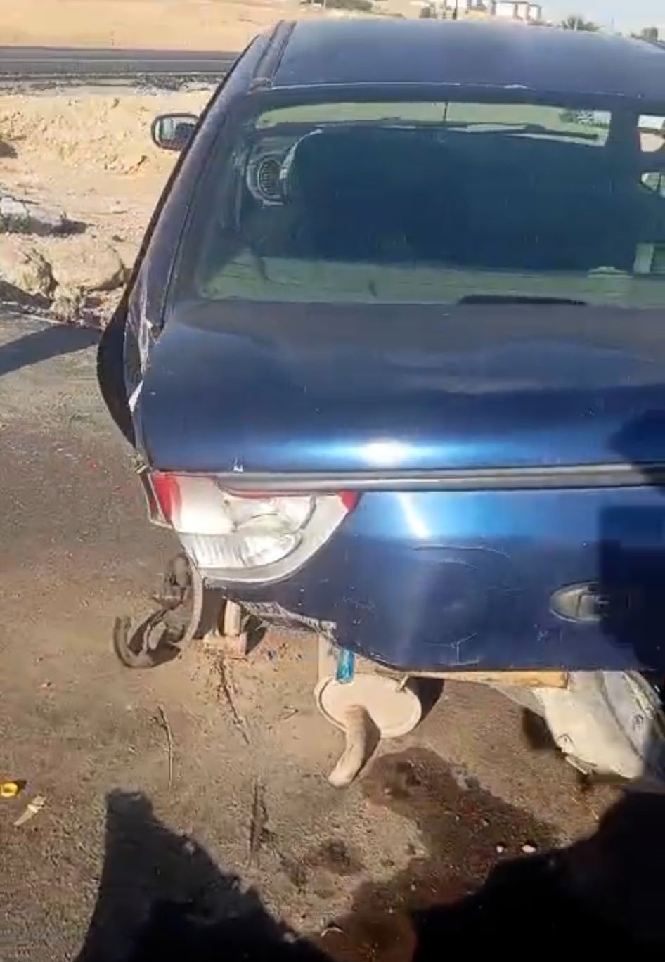 Afşin Göksun Karayolunda Trafik Kazası 2 Yaralı (1)