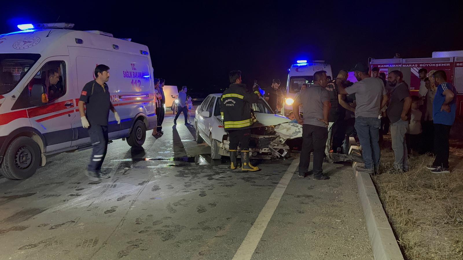 Afşin’de Feci Kaza 10 Yaralı (2)