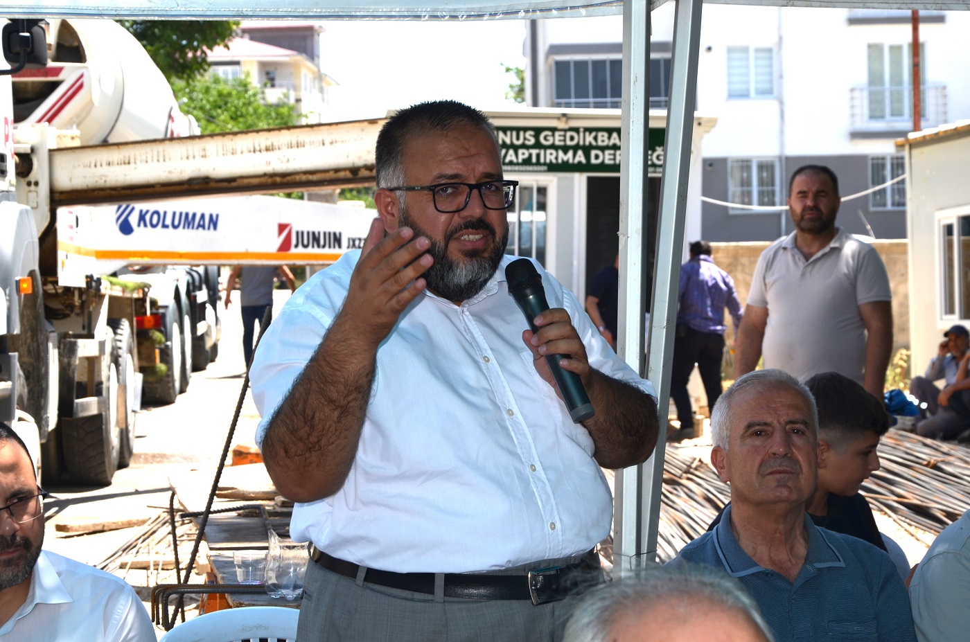 Afşin’de Gedikbaşı Camii’nin Temeli Dualarla Atıldı (8)