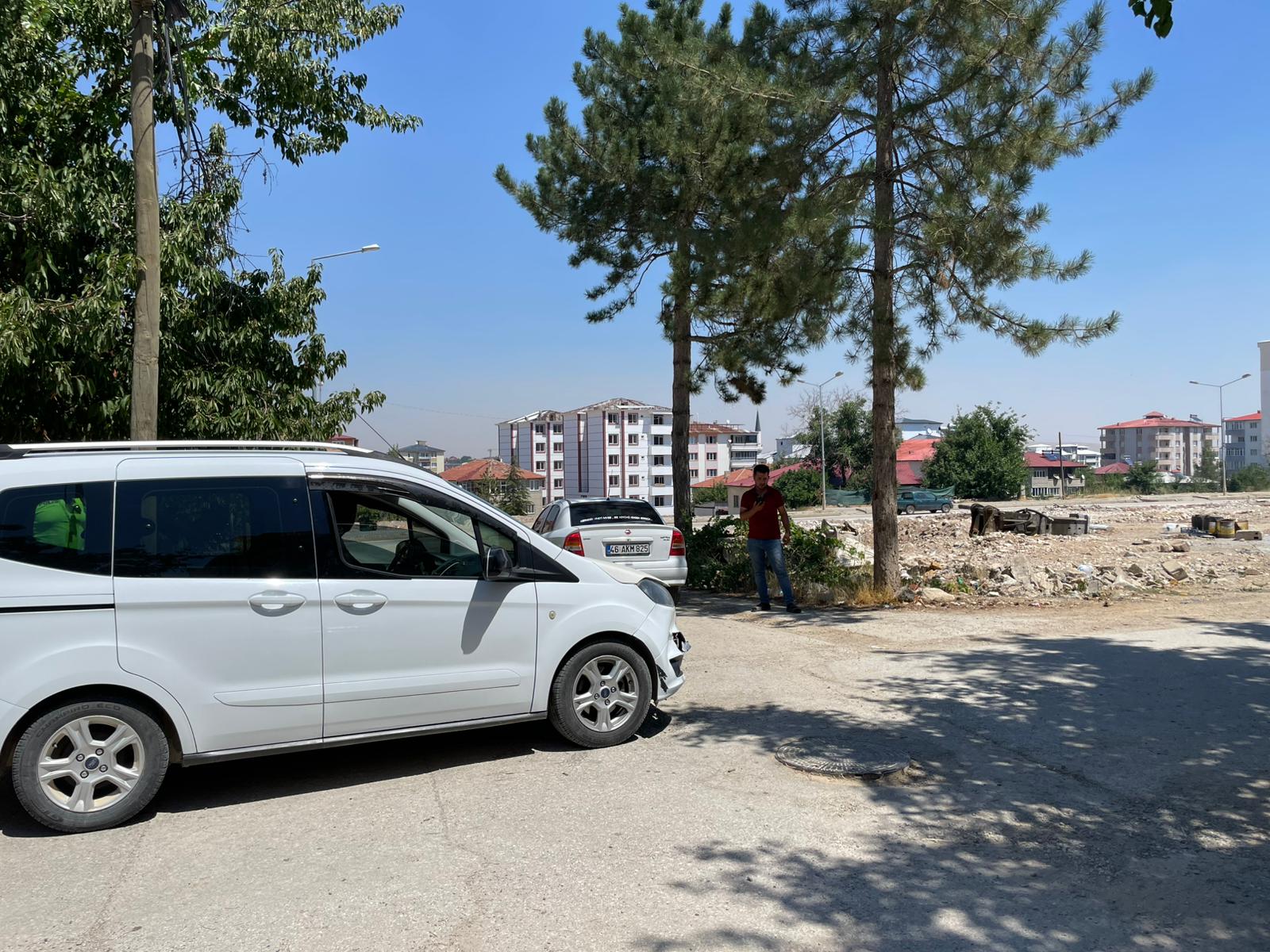 Afşin’de Trafik Kazası 1 Kişi Yaralandı