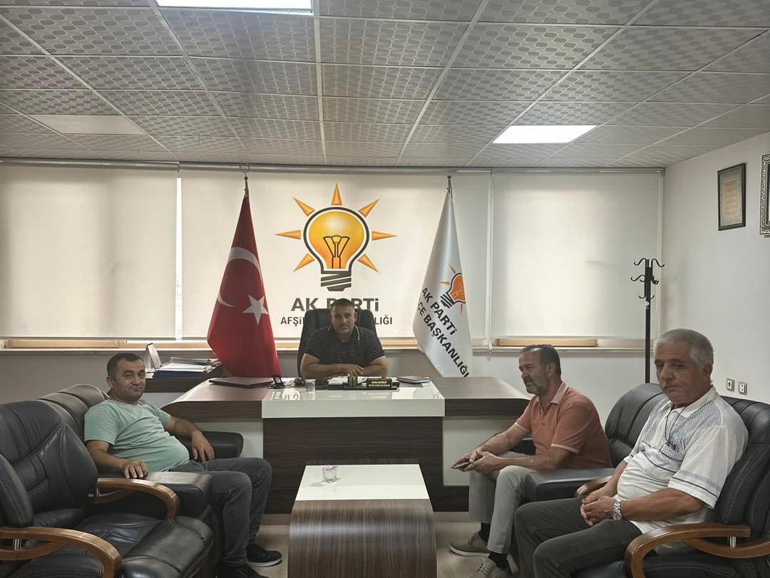 Ak Parti Afşin İlçe Başkanlığı’nda Ziyaretler Devam Ediyor1