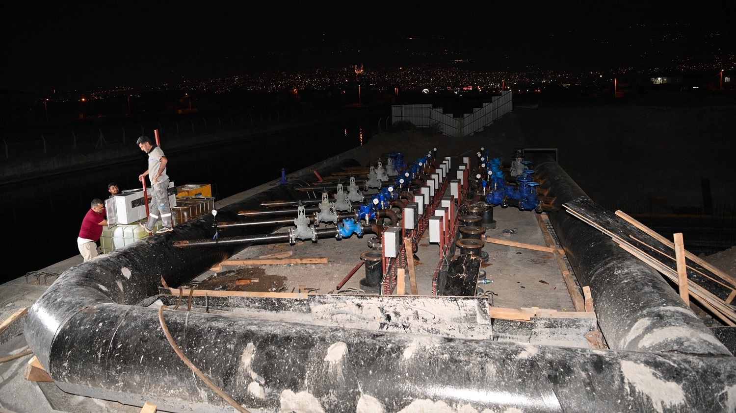 İçmesuyu Arıtılarak Şebekeye Verilmeye Başlandı (1)