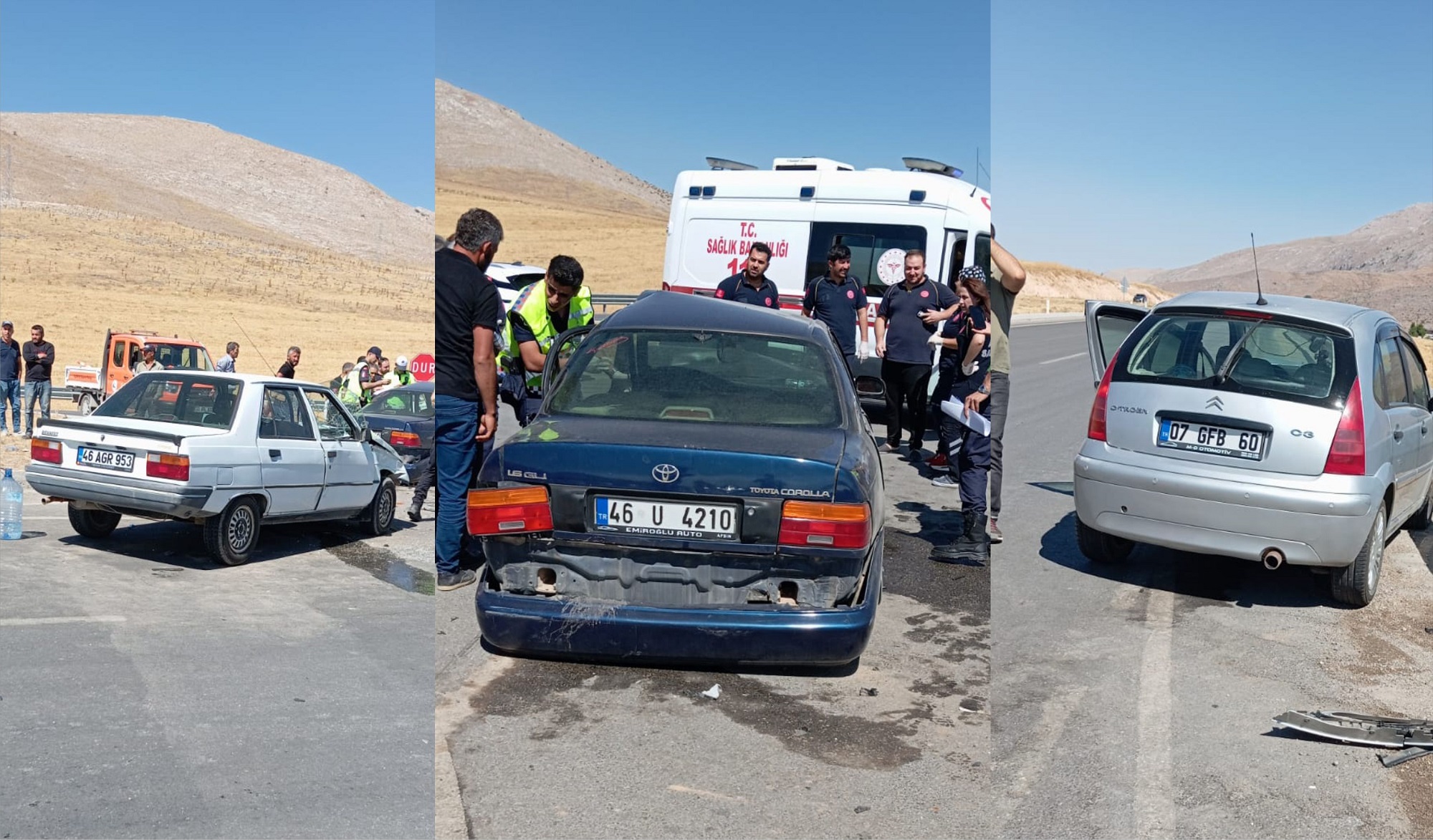 Kabaağaçta Trafik Kazası Ölü Yaralı (2)