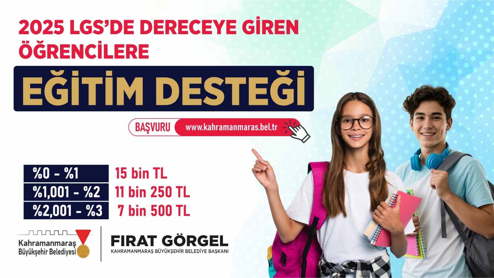 Kahramanmaraşlı Öğrencilere Büyükşehir’den Eğitim Desteği