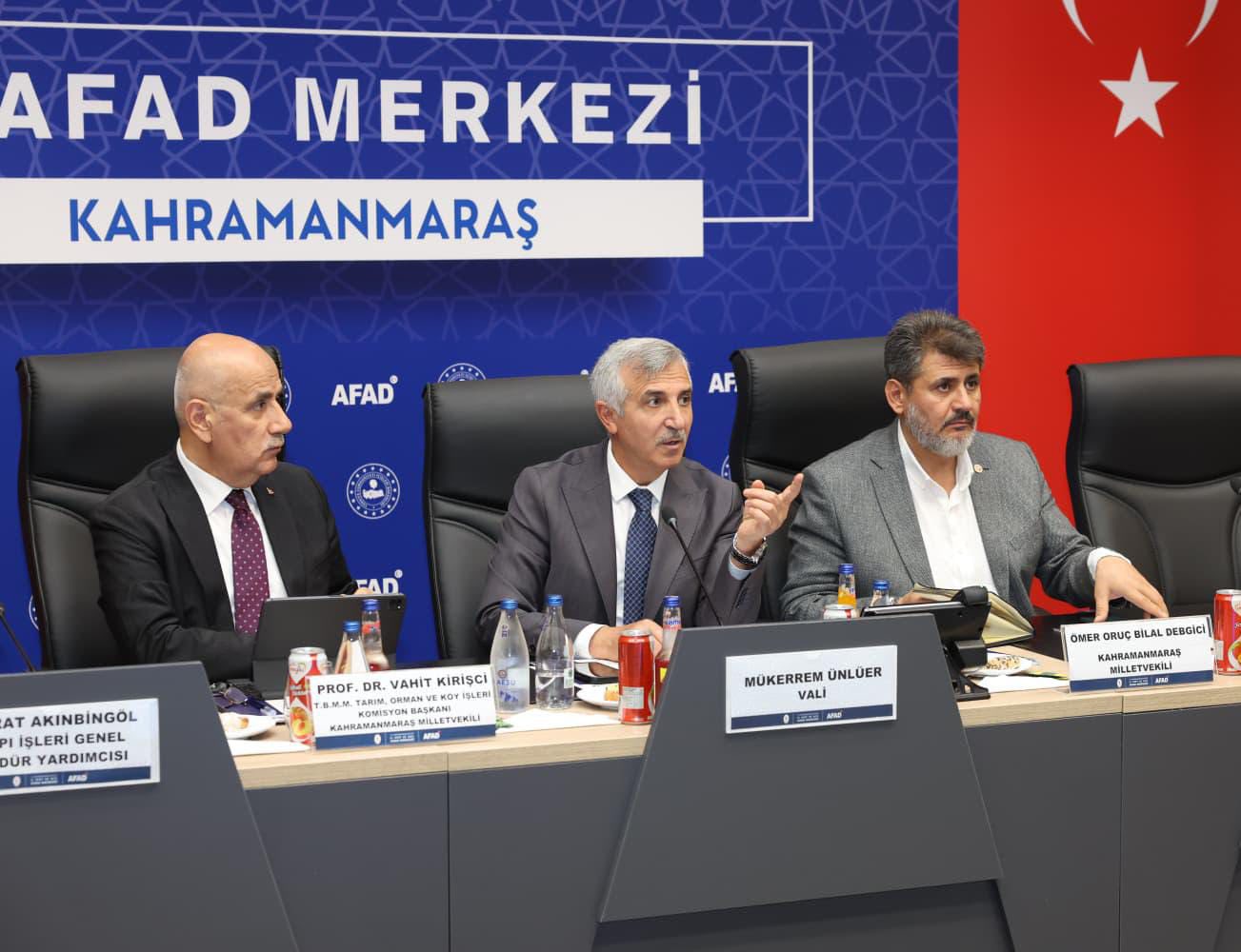 Kahramanmaraş’ta Kamu Hizmetleri Ve Yatırımlar Değerlendirildi2