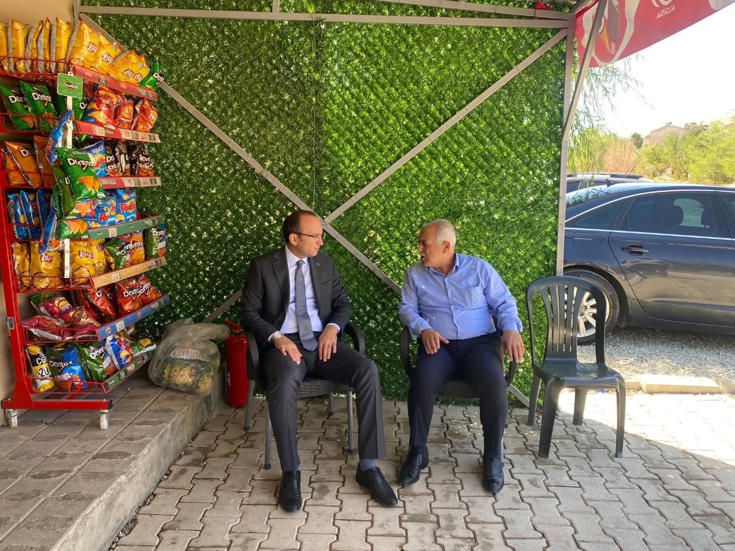 Kaymakam Sarıdoğan, Ak Parti Ve Mhp İlçe Başkanlarını Ziyaret Etti1