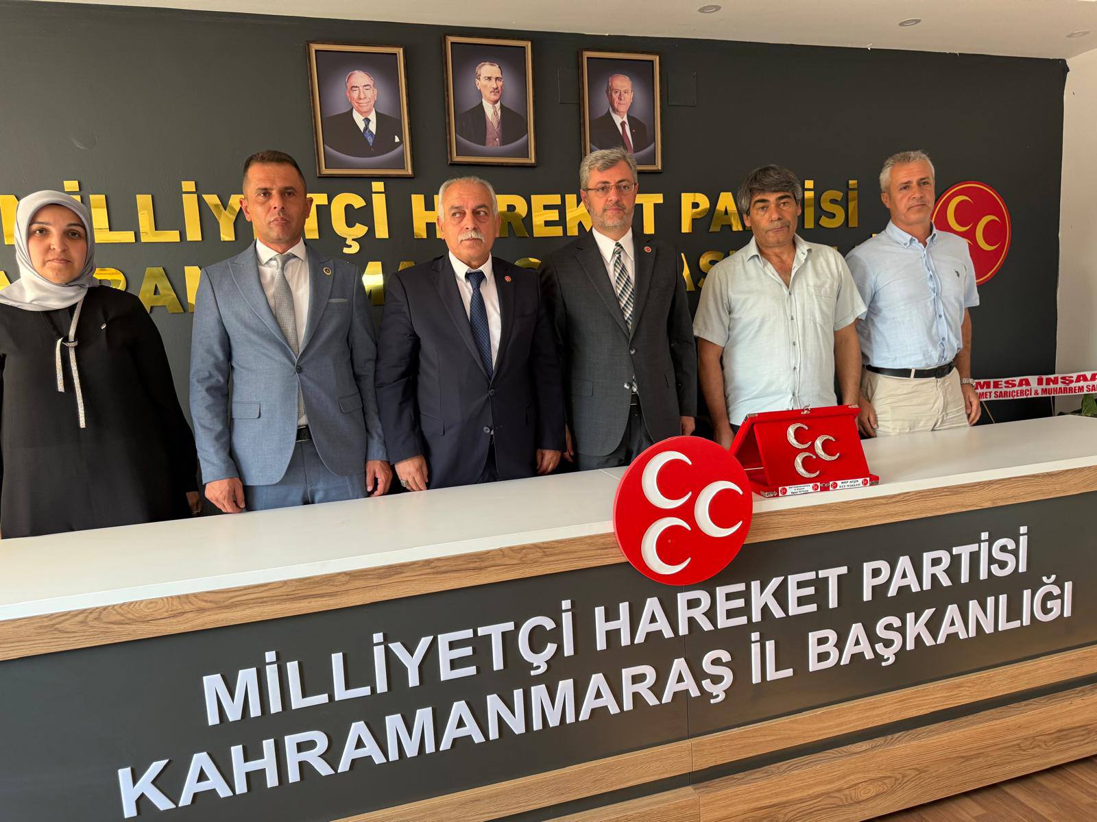 Mhp Afşin İlçe Teşkilatı'ndan Mansur Metehan’a Hayırlı Olsun Ziyareti2