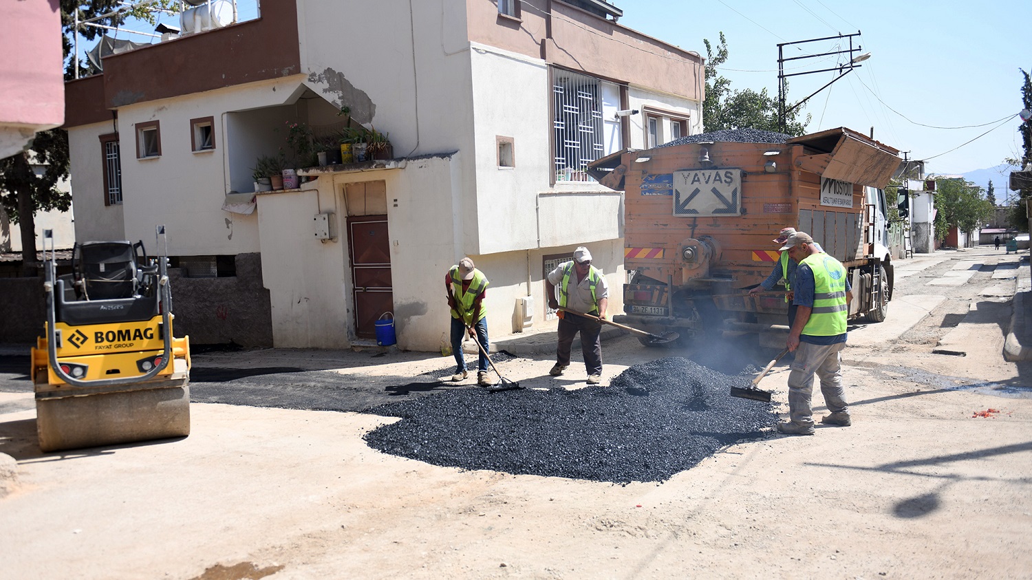 Namık Kemal’de Asfalt Çalışması Başladı (2)
