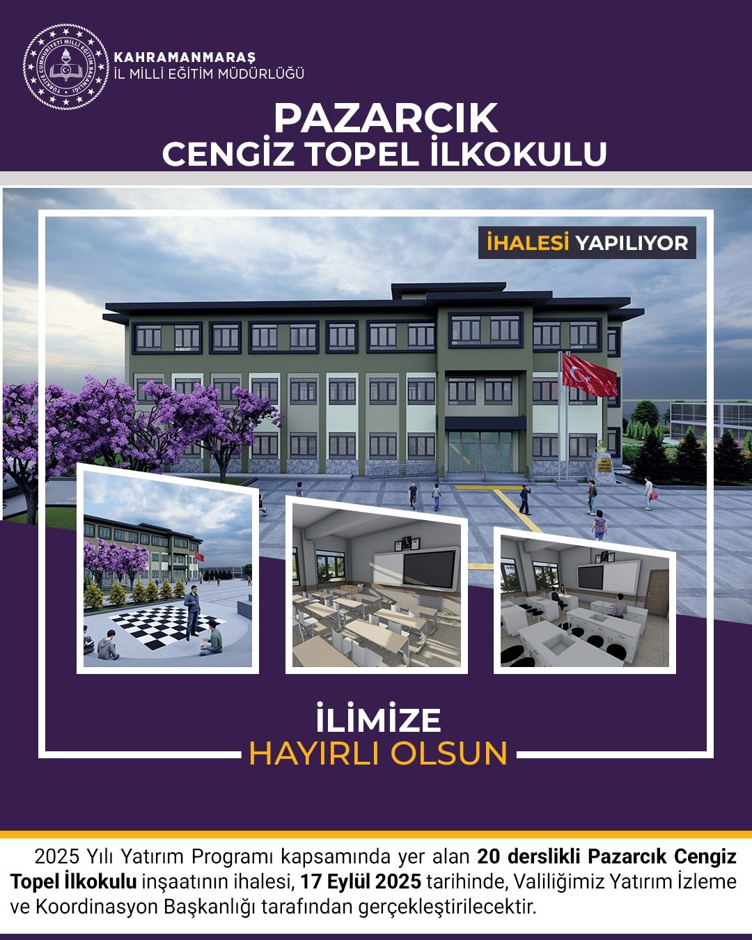 Pazarcık’a Yeni Bir Eğitim Yatırımı