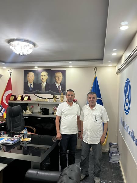Prof. Dr.türkmen’den Afşin Ülkü Ocakları Başkanı Taşkale’ye Ziyaret