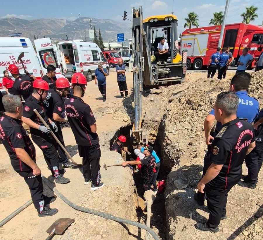 Toprak Altında Kalan İşçi Yaralandı2