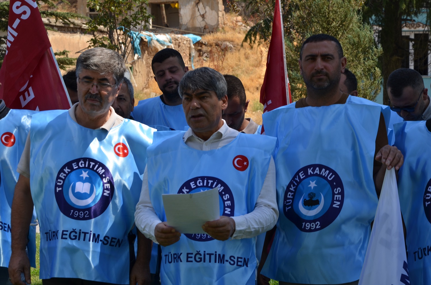 Türk Eğitim Sen Afşin’de İş Bırakma Eylemi Gerçekleştirdi (5)