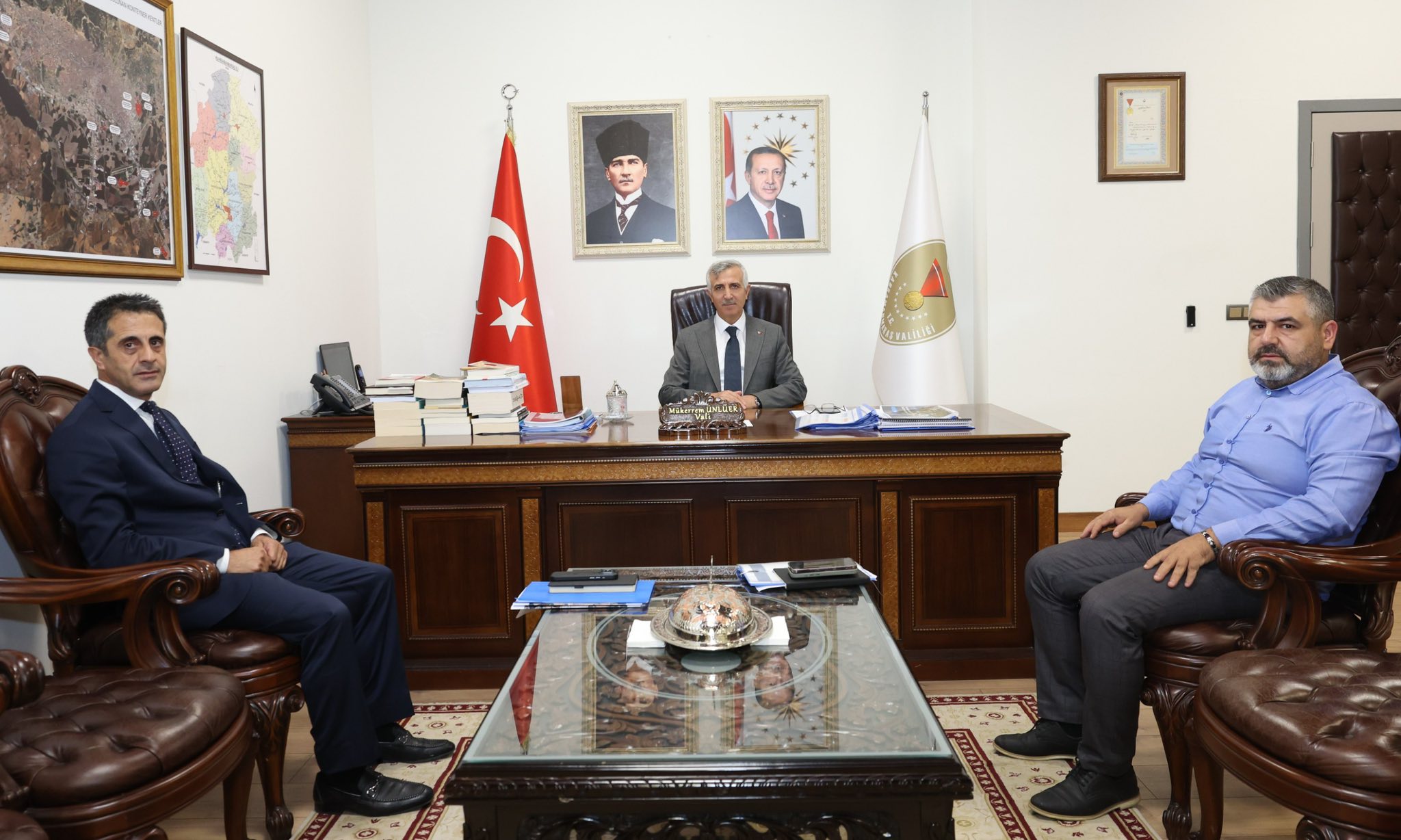 Vali Ünlüer’e Ziyaretler Devam Ediyor1-7