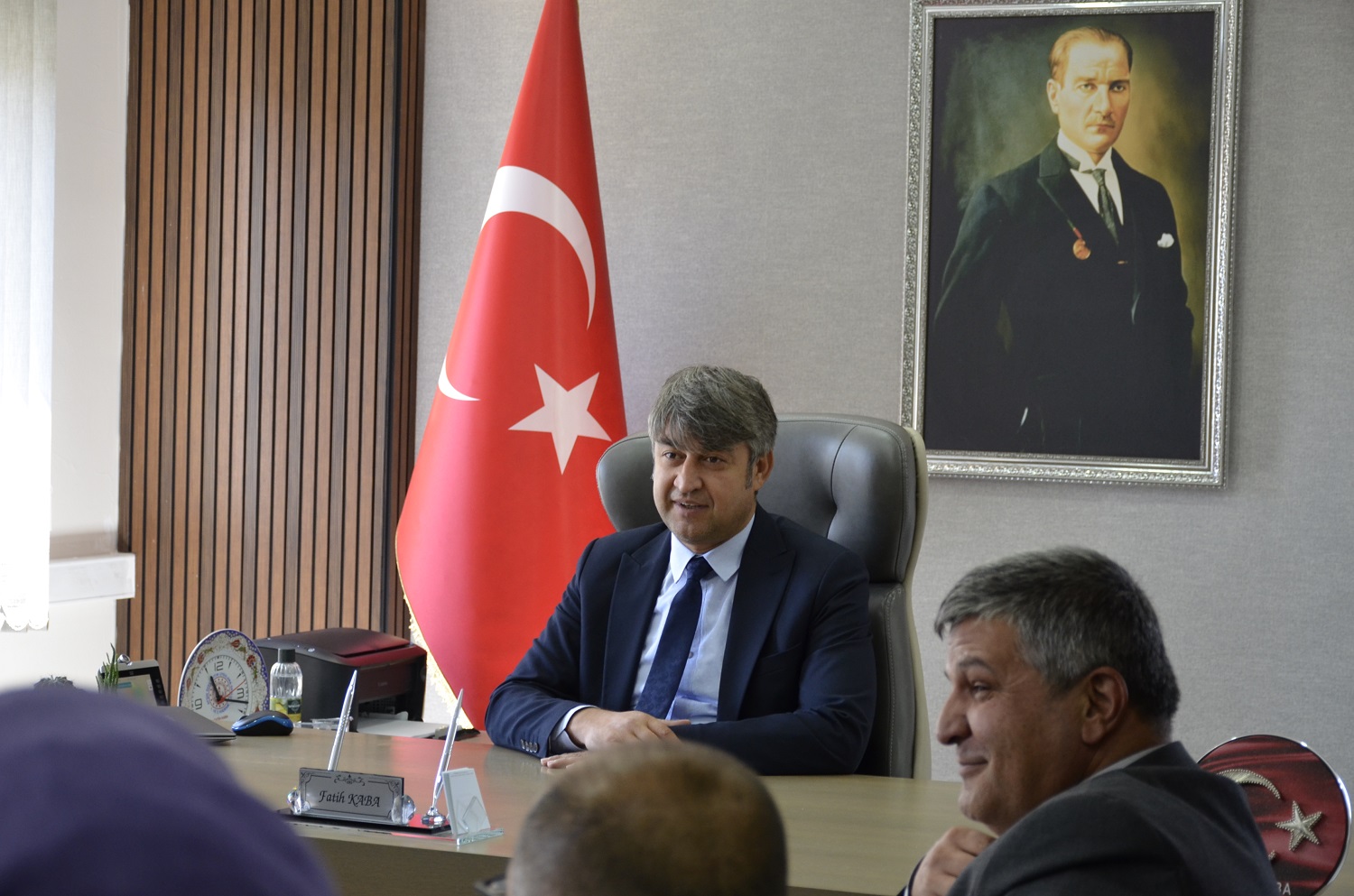 Yks’de Başarı Sağlayan Öğrencilerden, Milli Eğitim Müdürü Kaba’ya Ziyaret (4)
