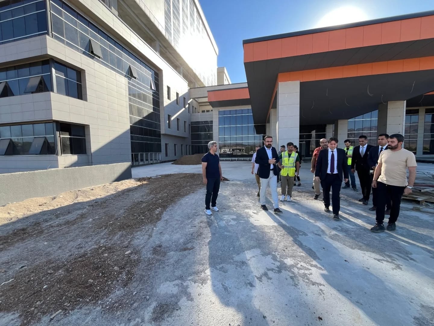 600 Yataklı Devlet Hastanesi İnşaatında İncelemeler Yapıldı5