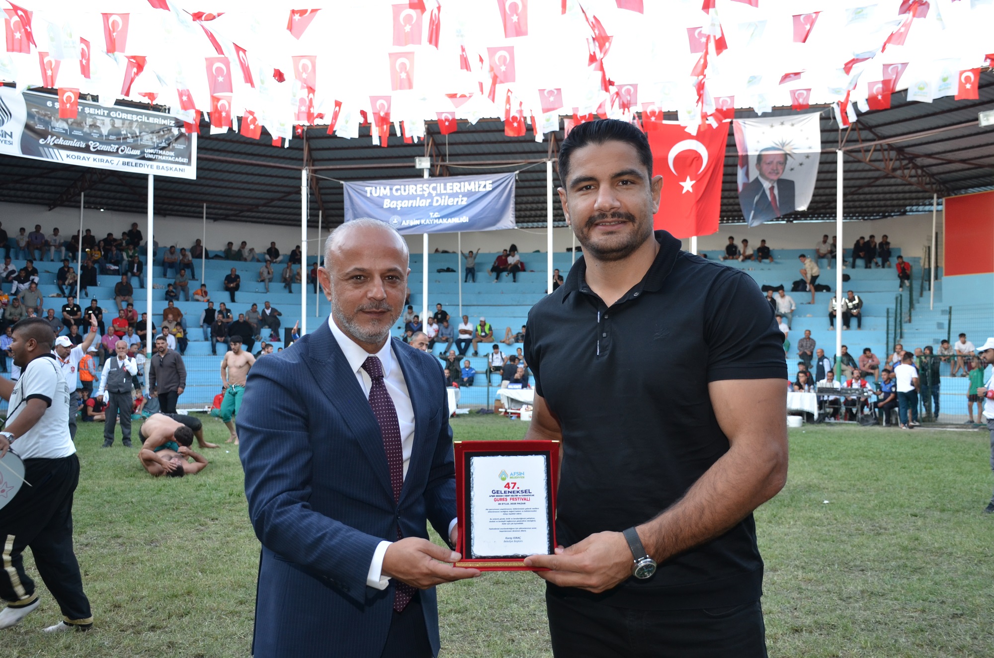 Afşin’de Güreş Festivali Coşkuyla Tamamlandı (24)