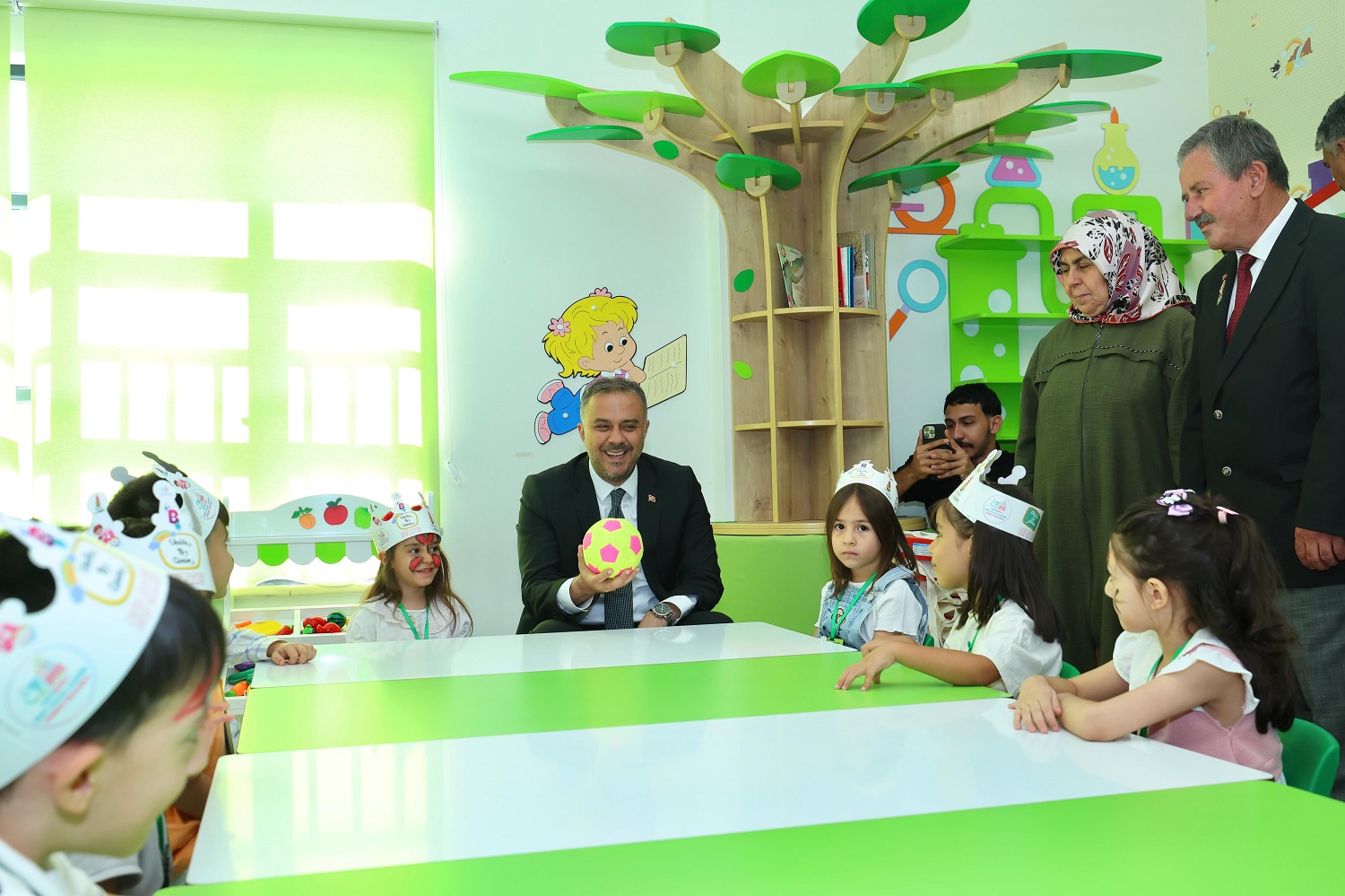 Başkan Toptaş, Hakan Akdere Gündüz Bakımevi’nde Yeni Eğitim Öğretim Yılının İlk Zilini Çaldı (4)