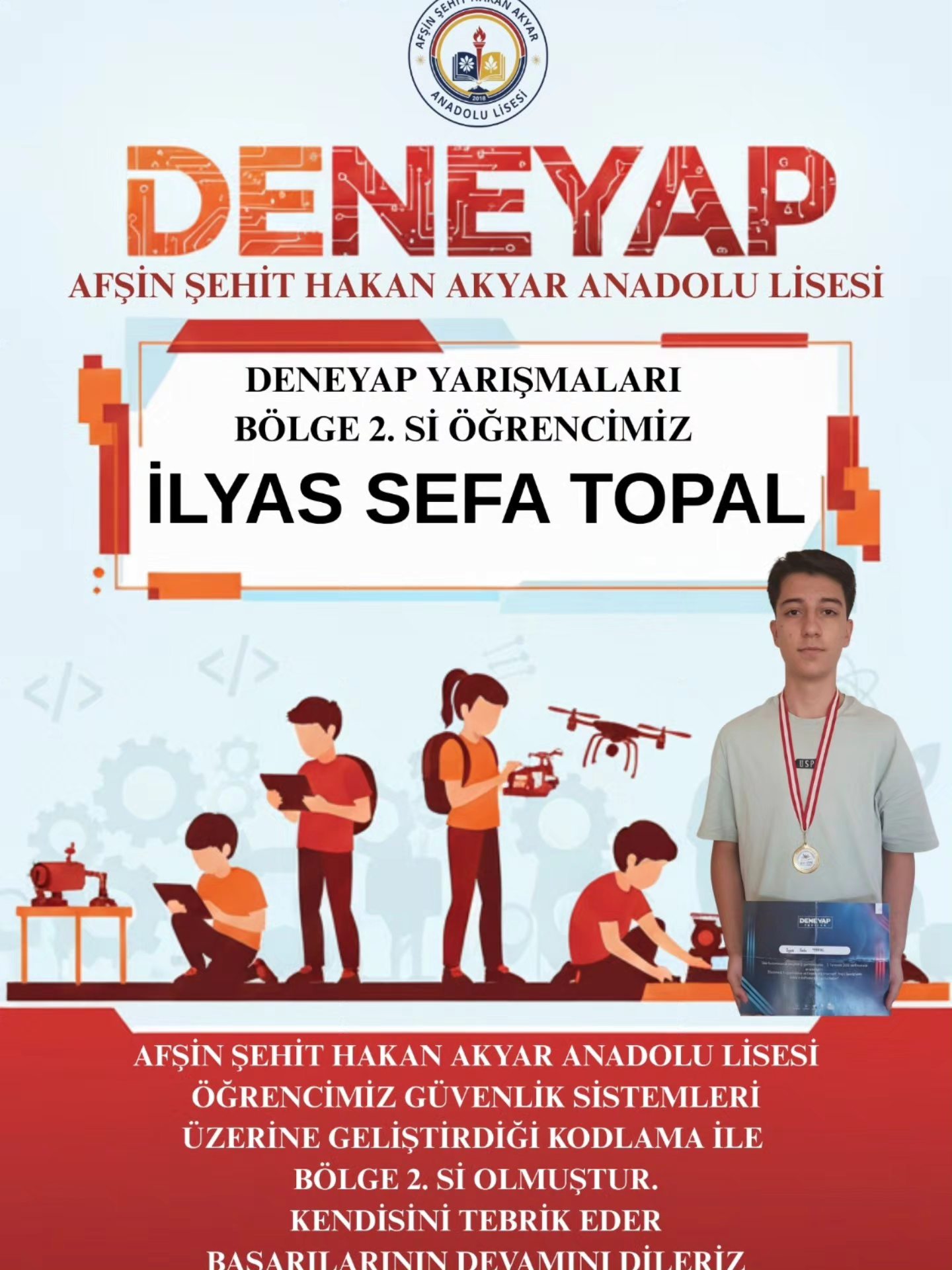 Deneyap Yarışması’nda Afşinli Öğrenciden Büyük Başarı1