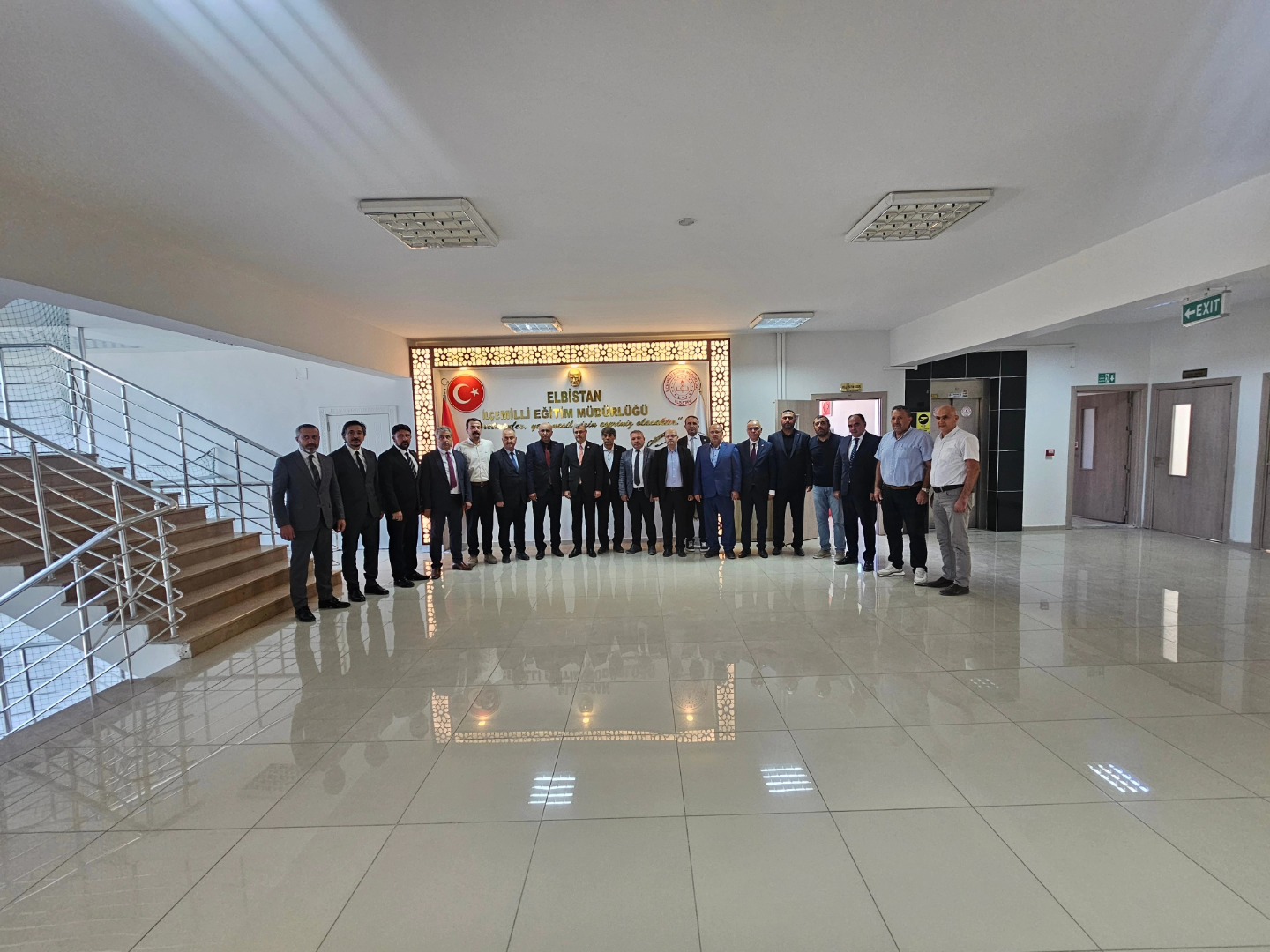 Elbistan Milli Eğitim Müdürlüğü, Kamu Sen Ve Mhp Heyetlerini Ağırladı