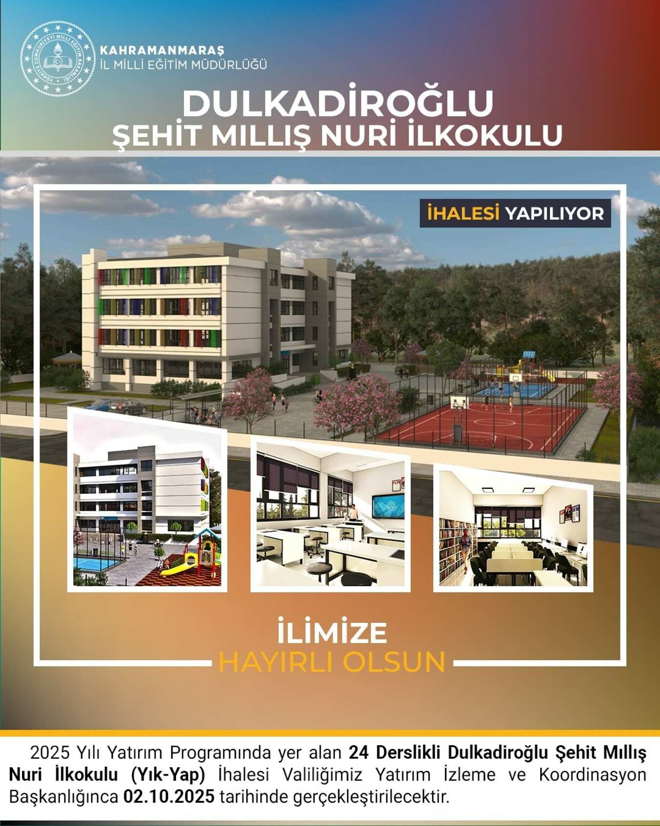 Kahramanmaraş’a Yeni Eğitim Yatırımı