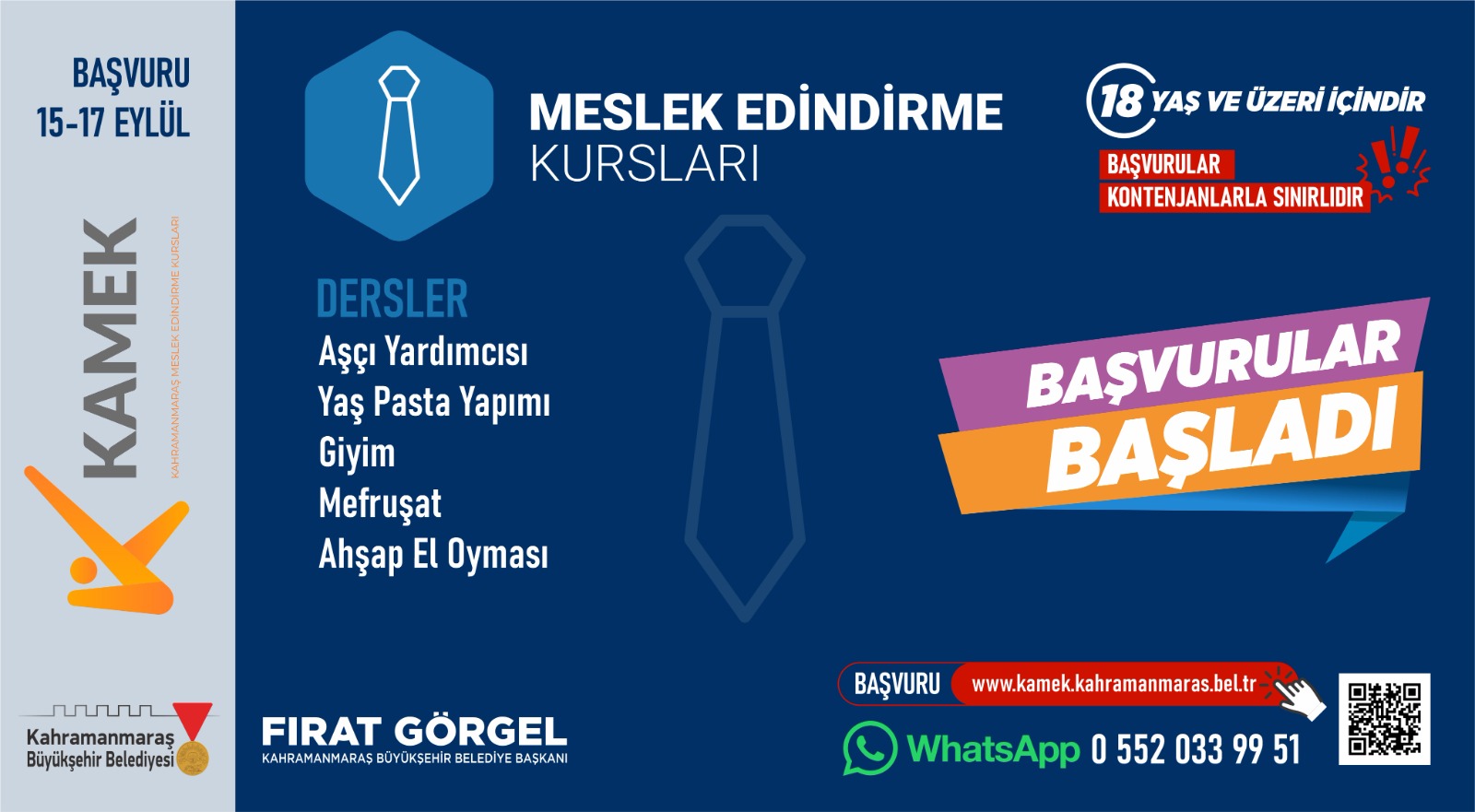Kamek’le Herkes İçin Eğitim; Yeni Dönem Kurs Kayıtları Başladı (2)