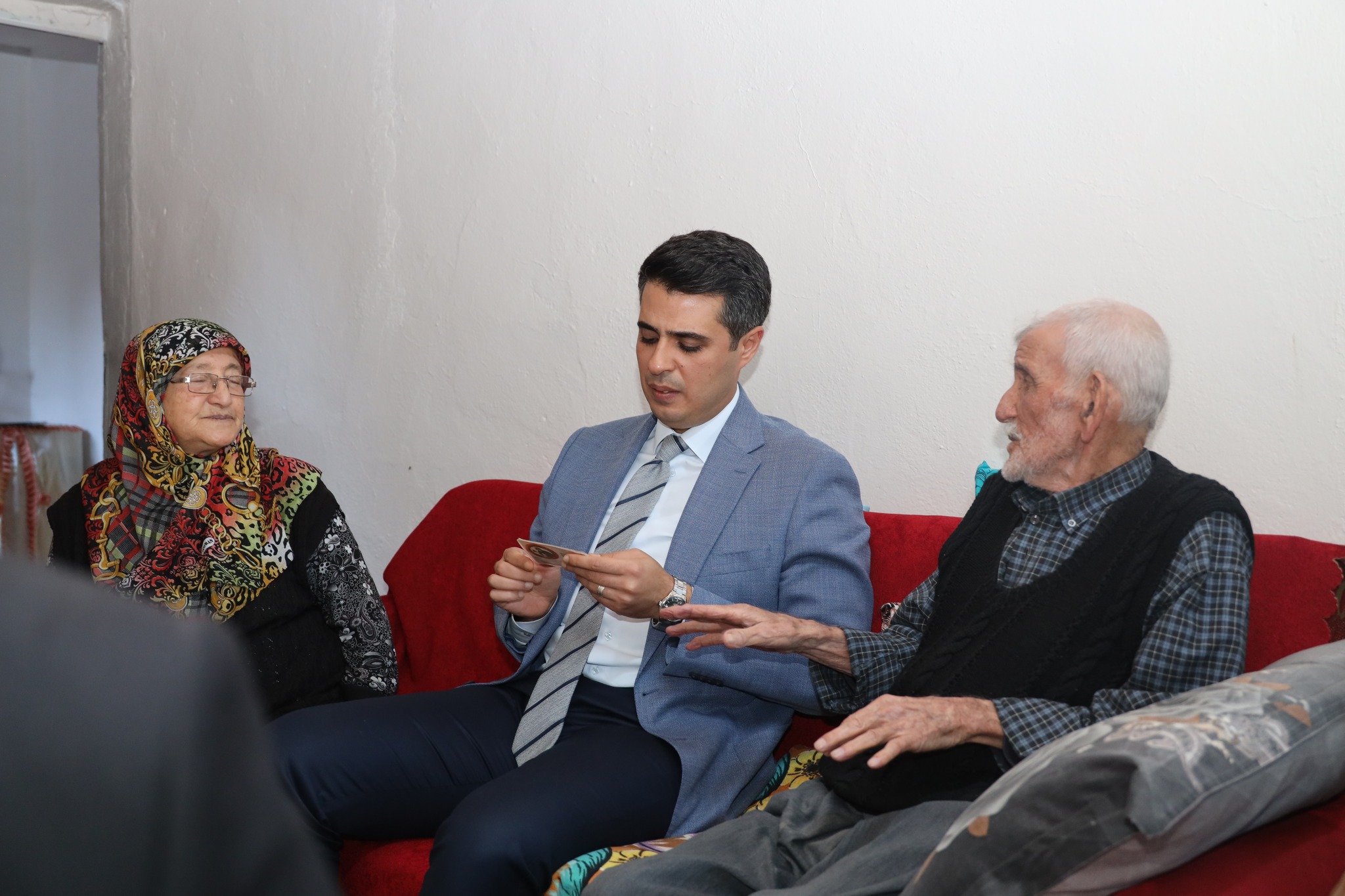 Kaymakam Demirel’den Kore Gazisi Ali Doğan’a Vefa Ziyareti (7)