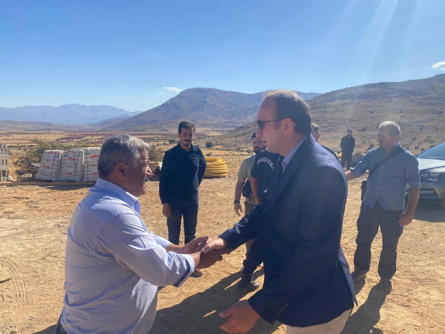 Kaymakam Sarıdoğan, Kırsal Konut Çalışmalarını Yerinde İnceledi3