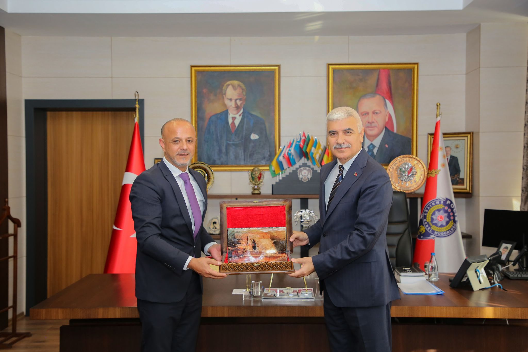 Kaymakam Sarıdoğan Ve Başkan Kıraç, İl Emniyet Müdürü Yiğit’e Ziyaret1