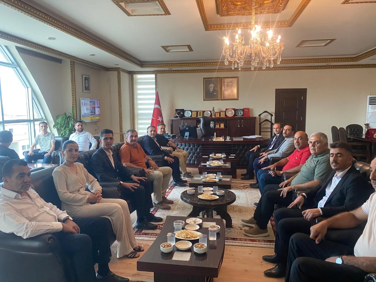 Milletvekili Mevlüt Kurt’tan Kaymakam Sarıdoğan’a Ziyaret1