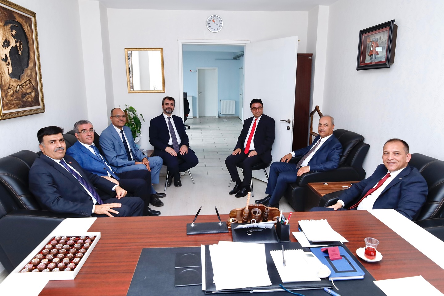 Millî Eğitim Müdürü Baydur, Şube Müdürlerini Ziyaret Etti1