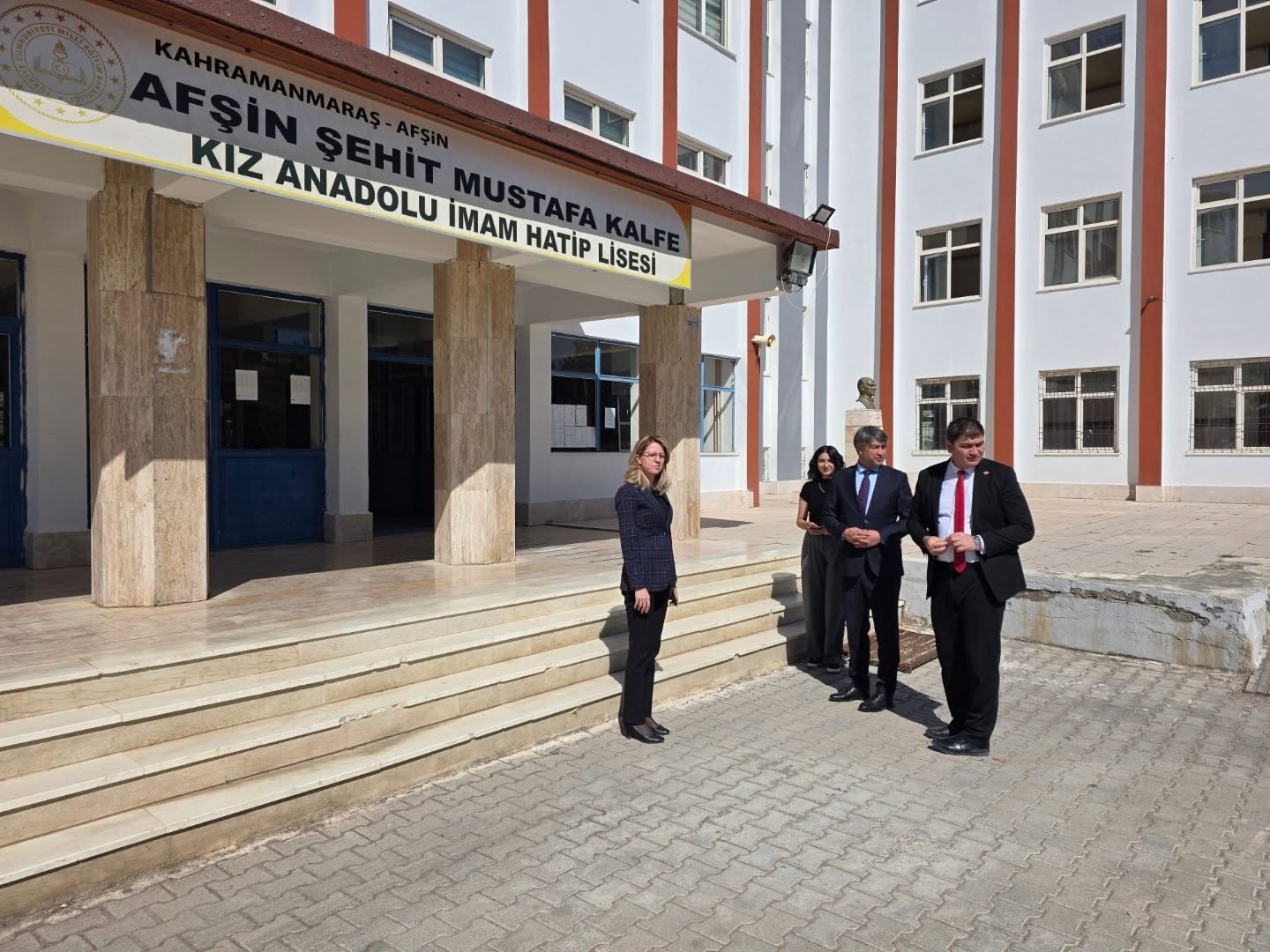 Millî Eğitim Müdürü Kaba’dan Şehit Mustafa Kalfe Kız Ai̇hl’ye Ziyaret